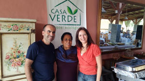 Javier Baz Rocio Mirada y Susana Baca Restaurante Lomo de Mar en Casa Verde Hotel Ecologico